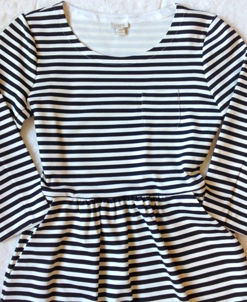 Black and White Stripe Dress