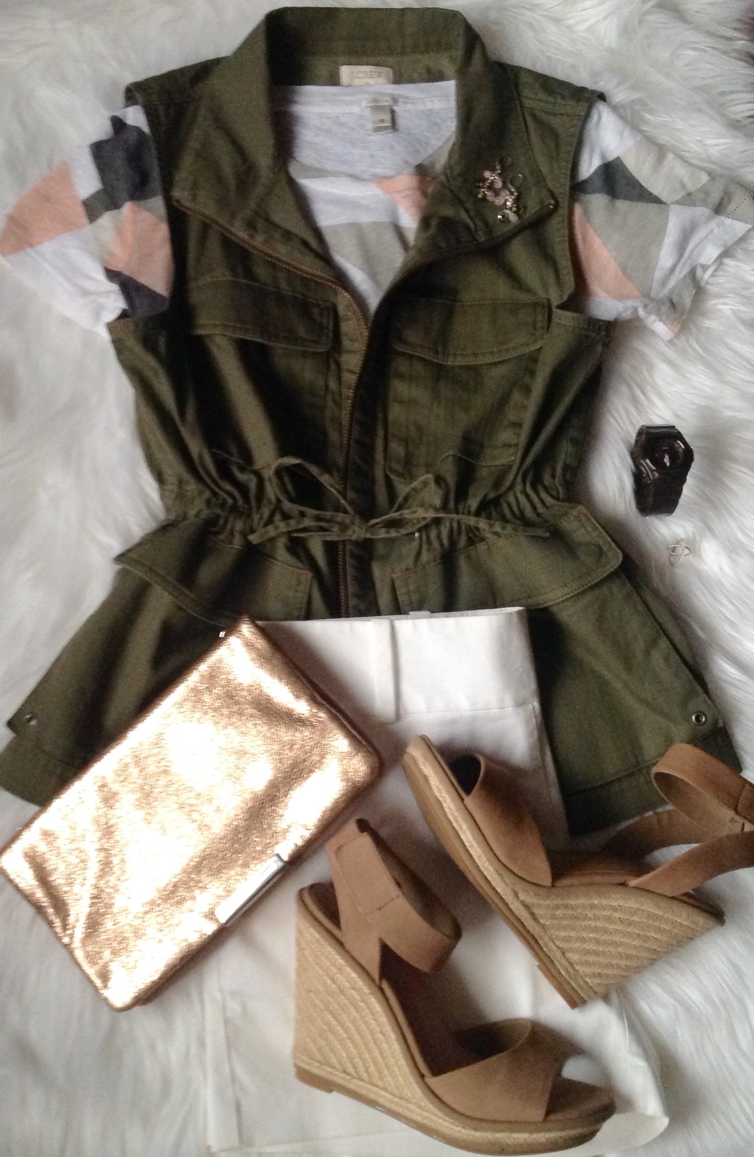 Olive vest