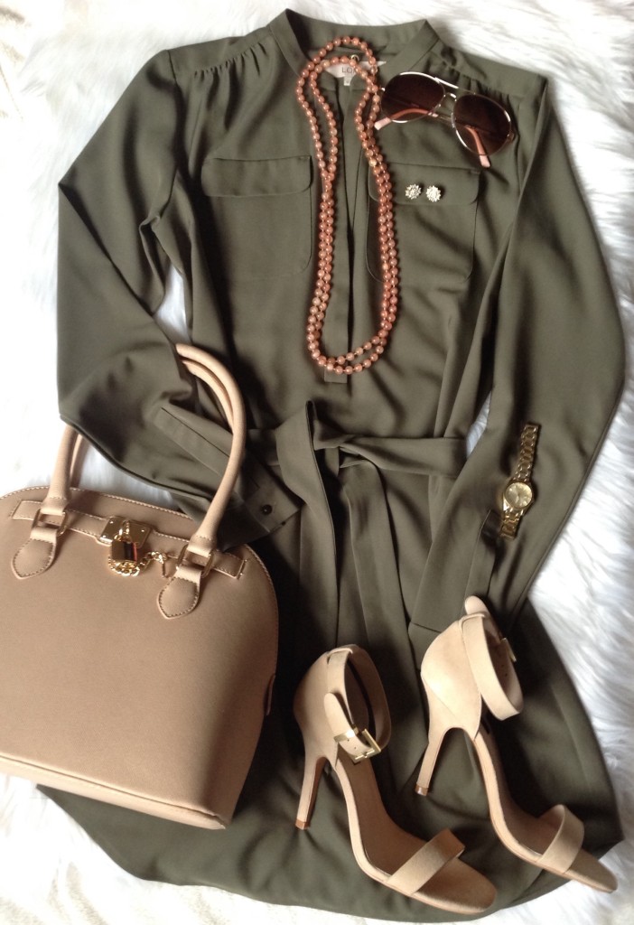 olive dress