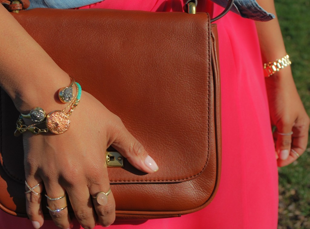 This Season's Gold // Saddle Bag and bracelets