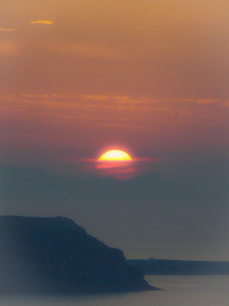 Sunset in Santorini