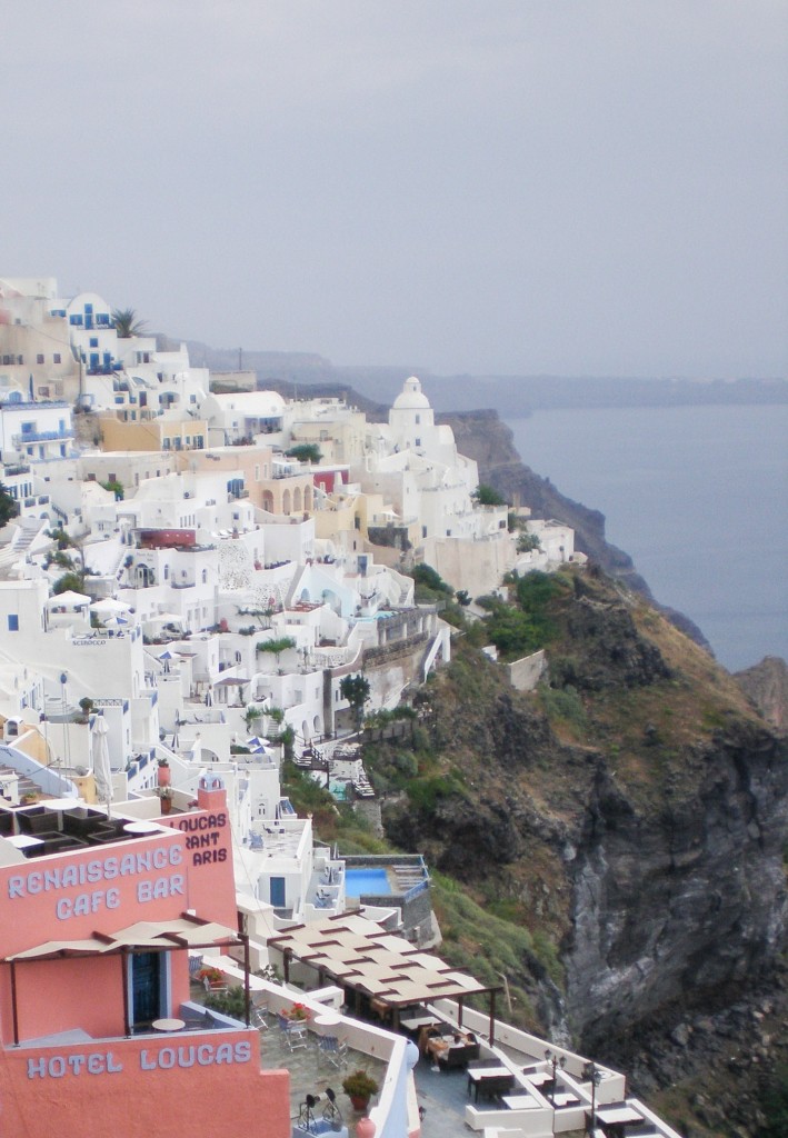 View of Caldera in Santorini