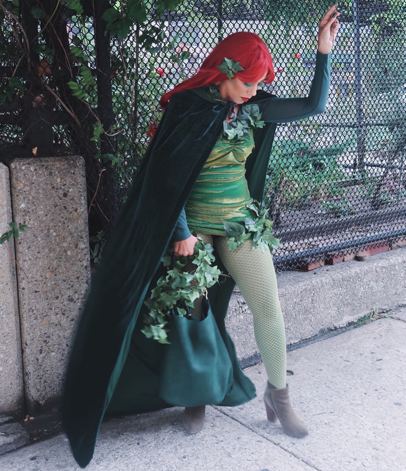 Comic Con - Poison Ivy Makeup and costume