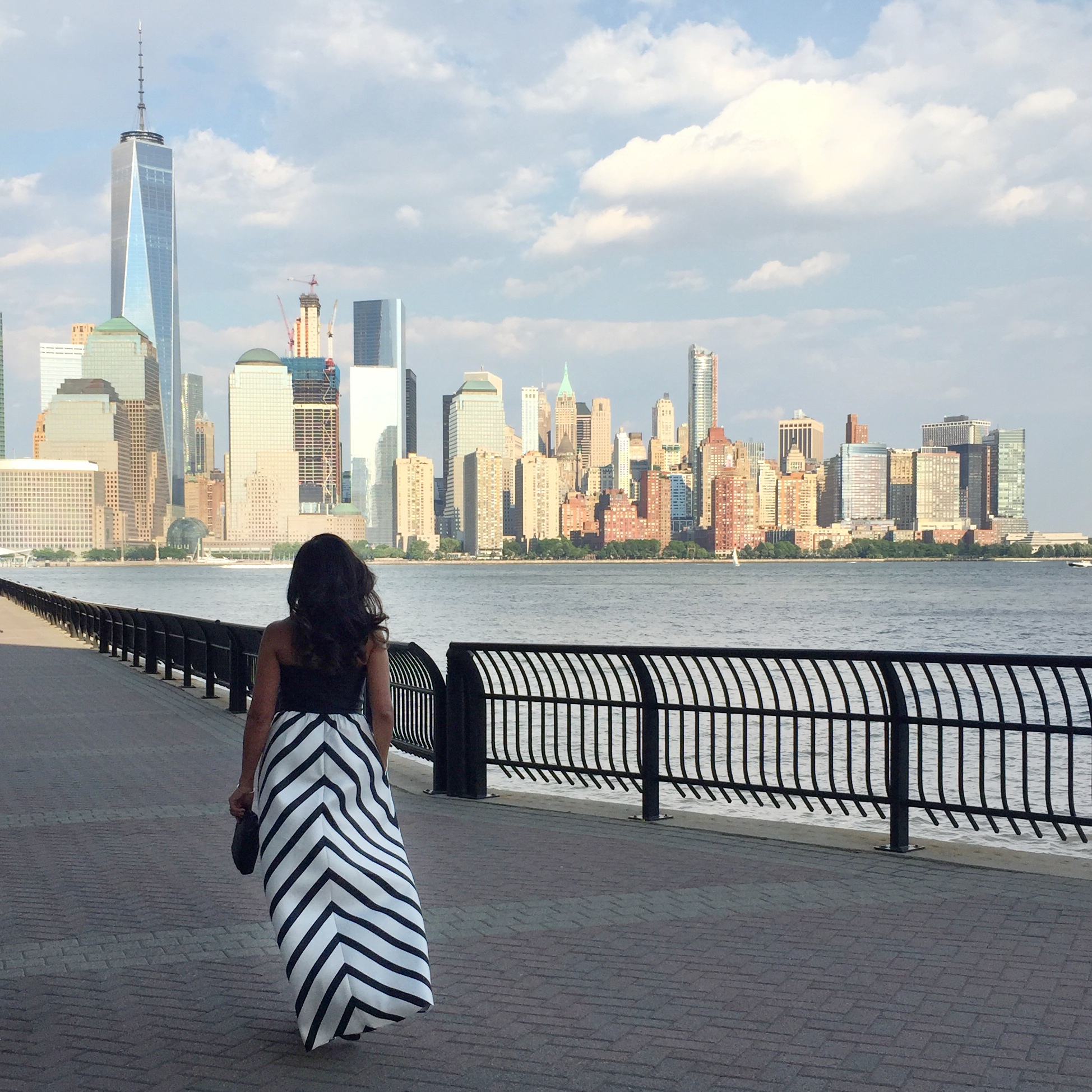 This Season's Gold // City view in Stripes and Pockets