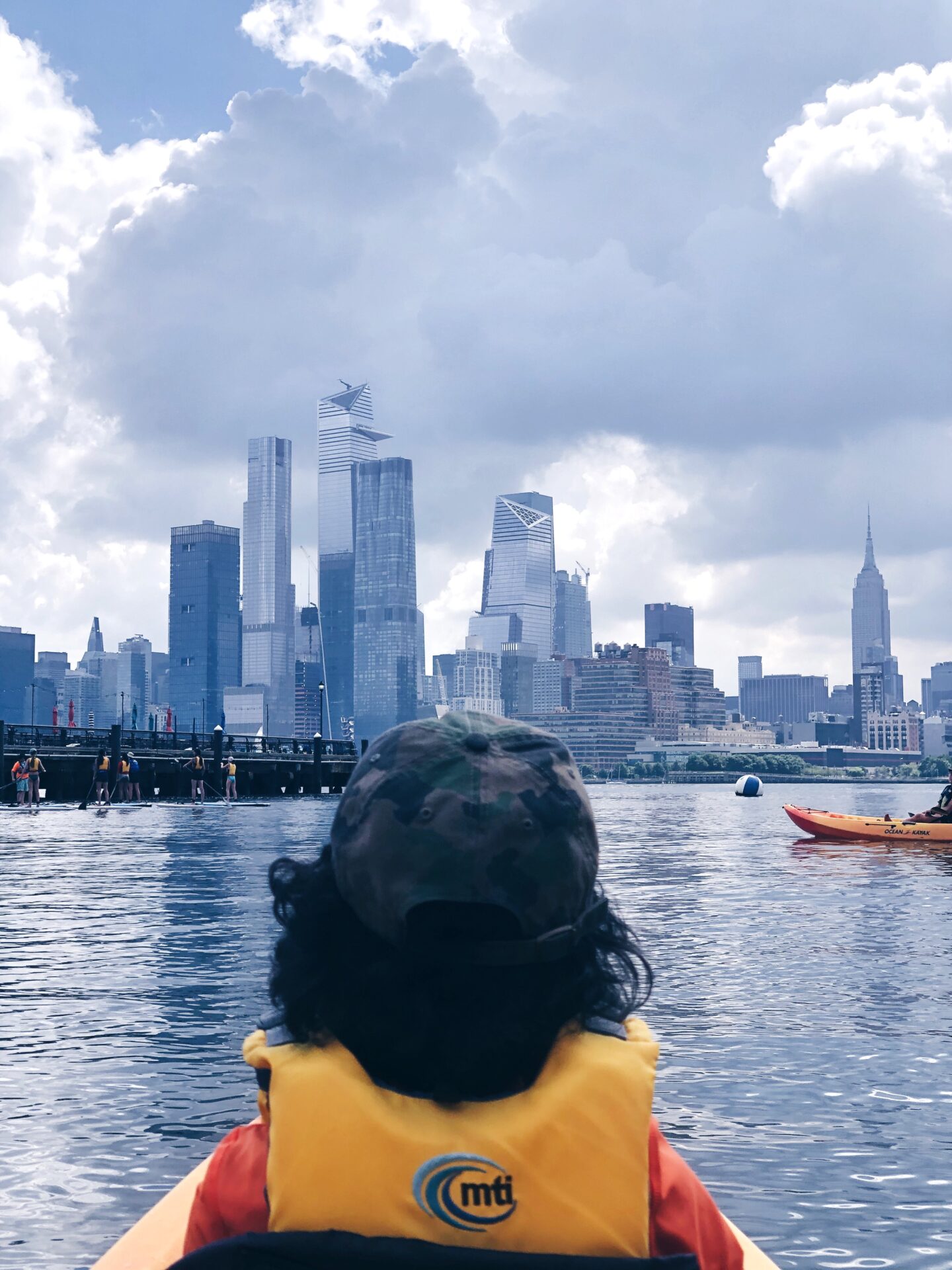 kayak new york city view