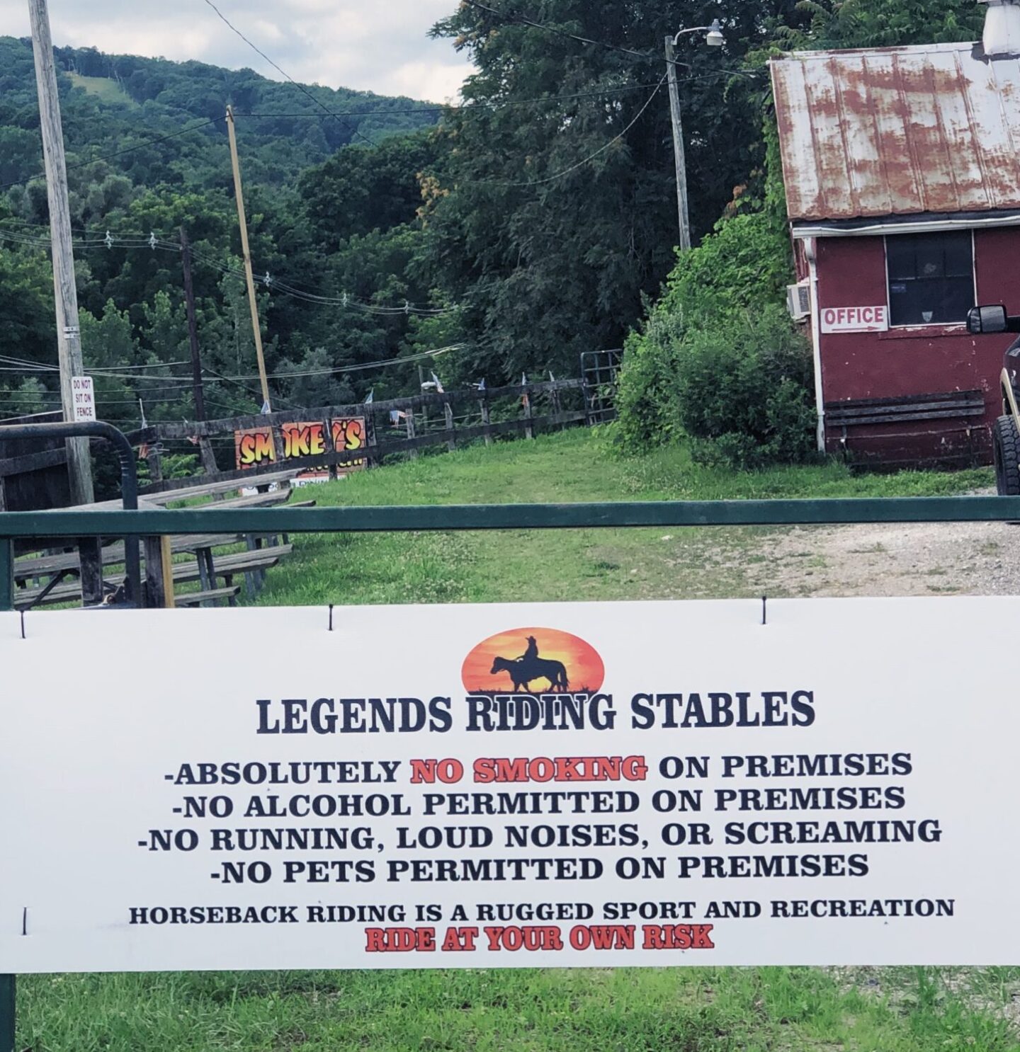 Horse stables rules