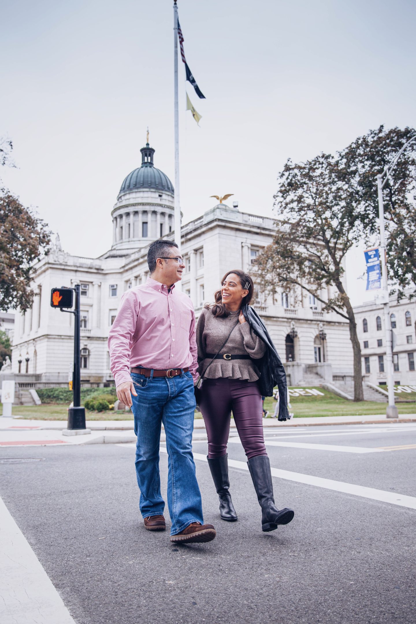 Couple walking 