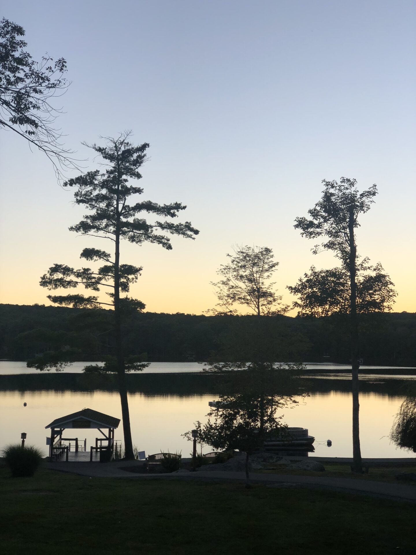 Woodloch Resort Weekend lake sunset