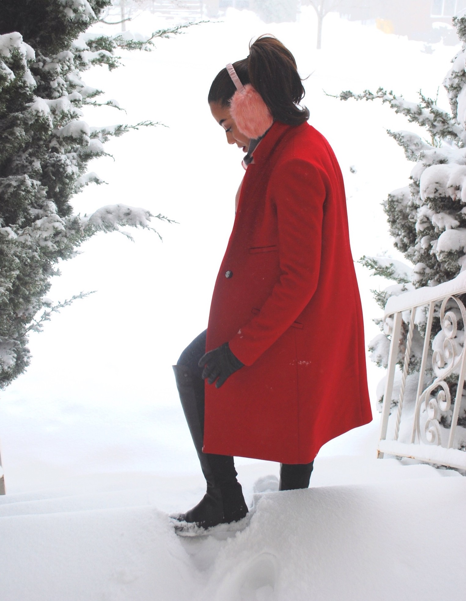 Vince camuto red outlet coat