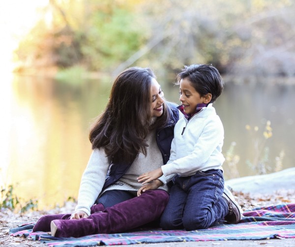 Mother and Son photoshoot