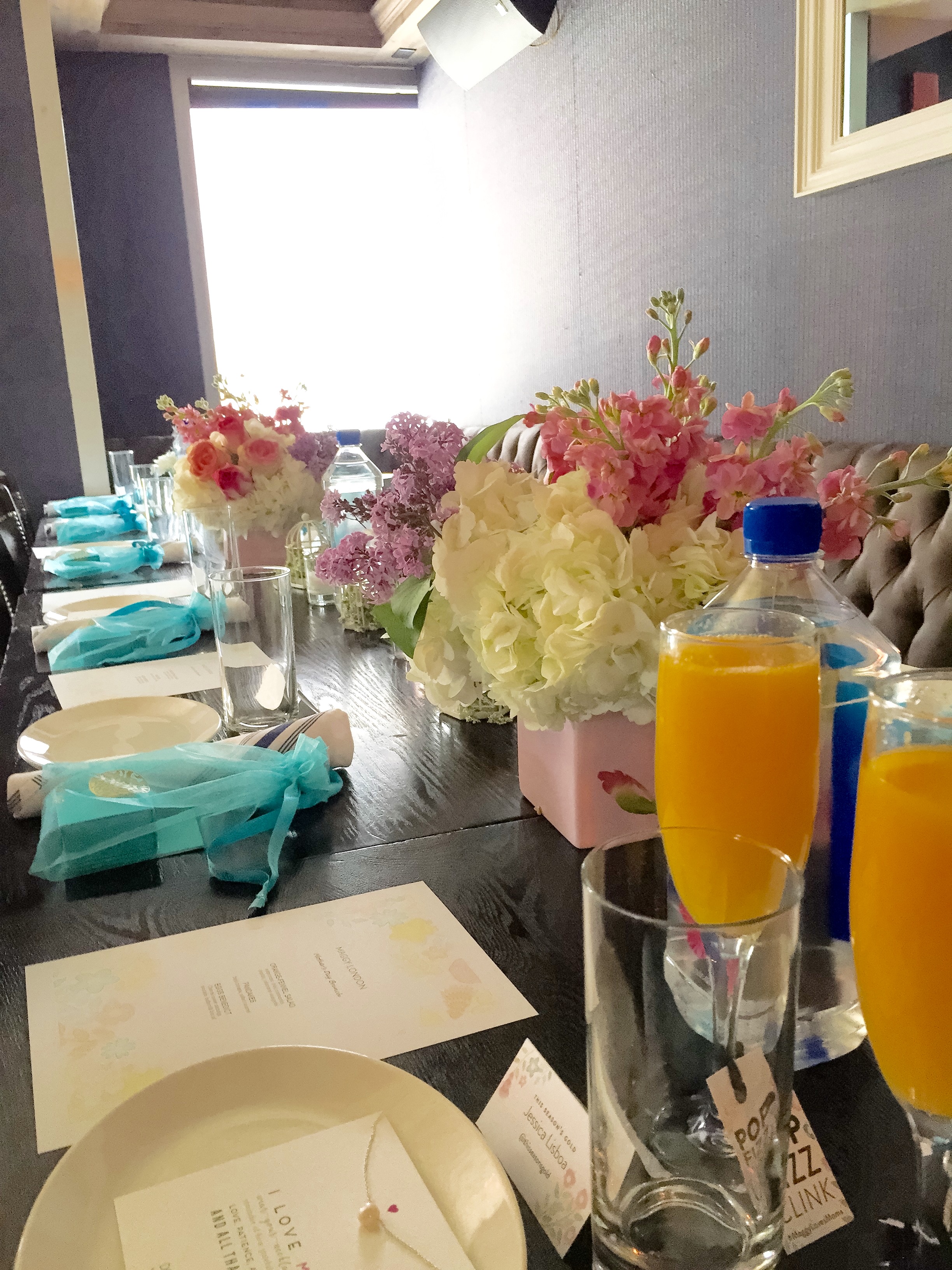 Maggy London NYC Brunch table decor