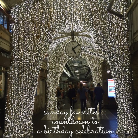 NYC Chelsea Market lights