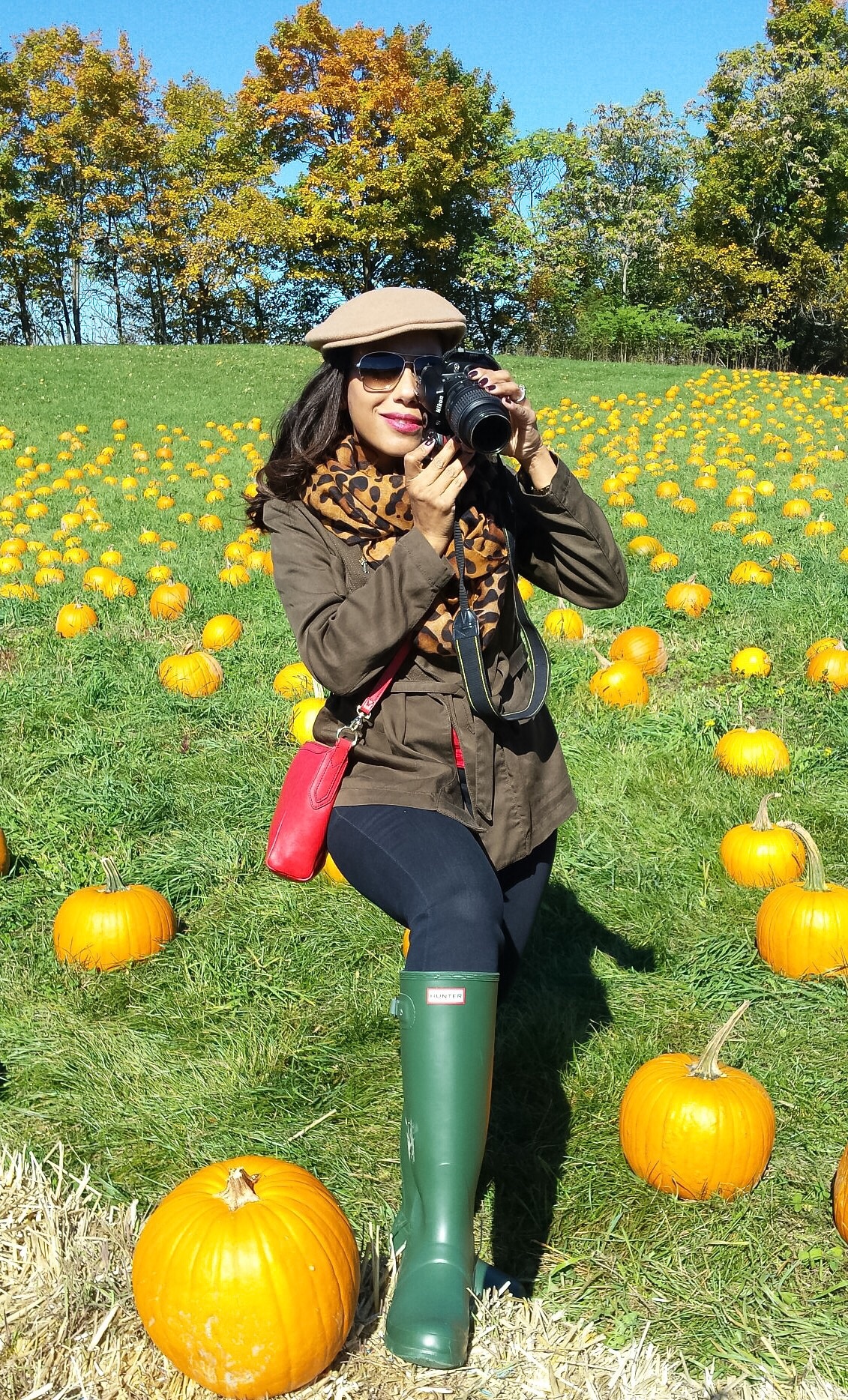 Fall outing pumpkin picking