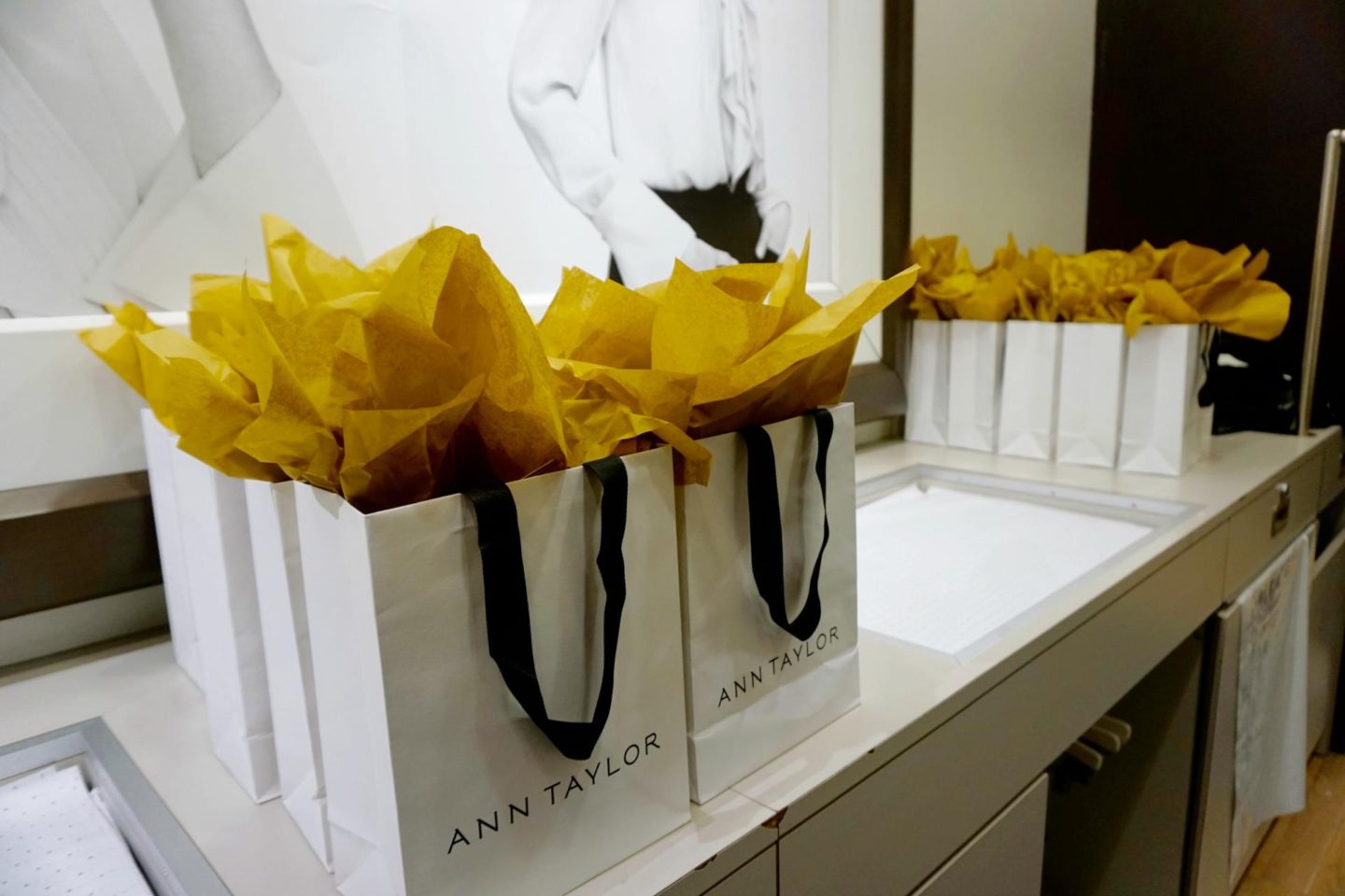 This Season's Gold //Ann Taylor swag bag